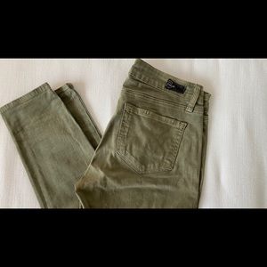 Paige Olive Skinny Pants